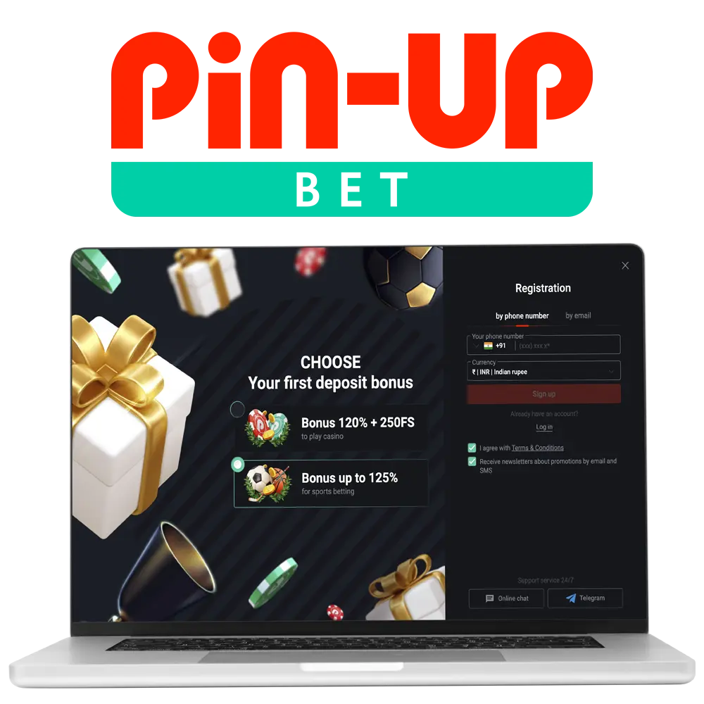Как зарегистрироваться на Pin Up в Узбекистане за 5 шагов