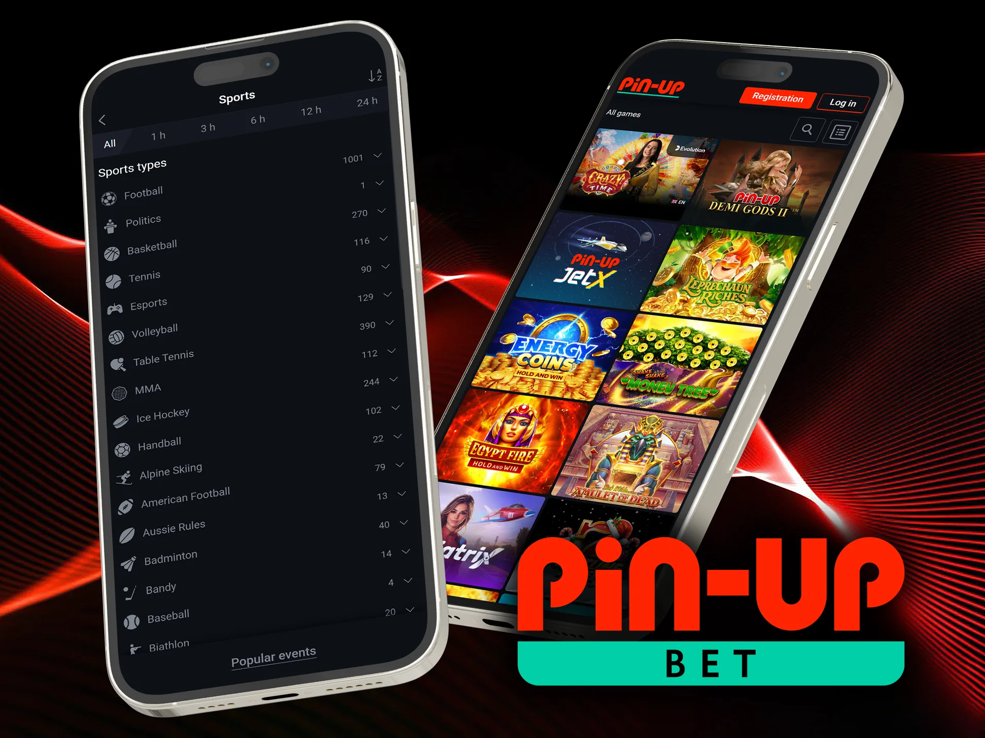 Особенности приложения Pin Up